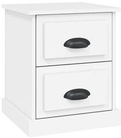vidaXL Κομοδίνο Λευκό 39 x 39 x 47,5 εκ. από Επεξεργασμένο Ξύλο