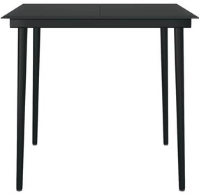 vidaXL Σετ Τραπεζαρίας Κήπου 5 Τεμαχίων Καφέ