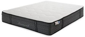 ΣΤΡΩΜΑ DIAMOND PAKOWORLD POCKET SPRING+GEL MEMORY FOAM 25-27CM 150X200ΕΚ