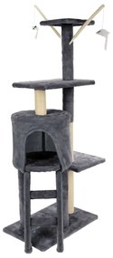 Pets Collection Ονυχοδρόμιο Πύργος Γκρι 45 x 30 x 110 εκ.