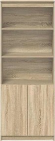 vidaXL Ντουλάπι Sonoma Δρυς 70x35x180 εκ. από Επεξεργασμένο Ξύλο