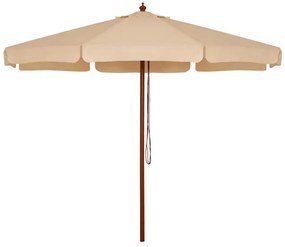 ΟΜΠΡΕΛΑ ΕΠΑΓΓΕΛΜΑΤΙΚΗ WALLER Φ3,00X2,30Y ΜΕ ΞΥΛΙΝΟ ΣΚΕΛΕΤΟ HM6020 ΜΠΕΖ