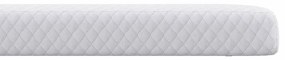 vidaXL Στρώματα Λευκό 180 x 200 cm 100% ύφασμα πολυεστέρα με τζακάρ