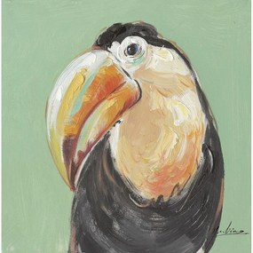 Πίνακας ArteLibre "Ζωϊκό Βασίλειο" Καμβάς 30x30cm-14670090