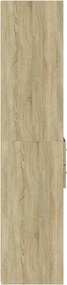 vidaXL Ντουλάπι Sonoma Δρυς 45x42,5x185 εκ. από Επεξεργασμένο Ξύλο
