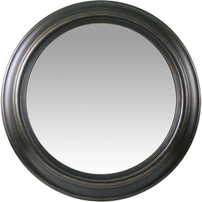 Καθρέπτης Τοίχου ArteLibre Μαύρο Πλαστικό Φ76.2x5.8cm