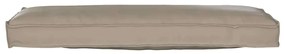 vidaXL Μαξιλάρι παλέτας για πάγκο Taupe 120 x 40 x 8 εκ Ύφασμα Oxford