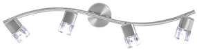 Φωτιστικό Σποτ Aca 0901064NM NAPLES Ασημί (Silver Coloured)