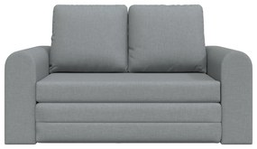 vidaXL Καναπές Κρεβάτι 2 σε 1 Ανοιχτό Γκρι 148x71x83 εκ Υφασμάτινος