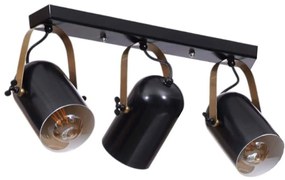 Φωτιστικό Οροφής - Σποτ 534LUN5877 55x11x25cm 3xE27 40W Black Opviq