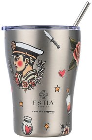 Θερμός Coffee Mug Save The Aegean 350ml Old School Ink Estia 01-31770