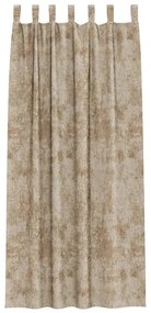vidaXL Κουρτίνα με κουρτίνες 2 pcs Μπρονζέ 245 x 140 εκ. Βελούδο