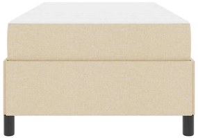 vidaXL Κρεβάτι με ελατήρια Ταμπά και Μαύρο 90 x 190 cm