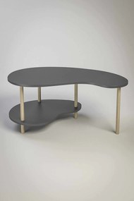Τραπεζάκι Σαλονιού Ανθρακί LIVUBA 100x48x43