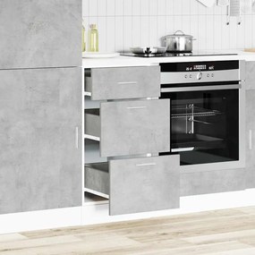 vidaXL Ντουλάπι "Lyon" Γκρι από Σκυρόδεμα 40x46x81,5 εκ. από Τεχνητό Ξύλο