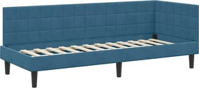 vidaXL Κρεβάτι Γωνίας Μπλε 80 x 200 cm Βελούδο