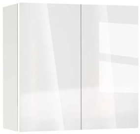 Ντουλάπι Κουζίνας κρεμαστό 80εκ., Νο 80 Alba Gloss, κωδ.1219922690 , Genomax Genom1219922690