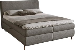 Επενδυμένο Κρεβάτι Evia-Γκρι-160 x 200