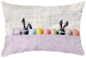 Μαξιλάρι Easter Cushion 06 Με Γέμιση White-Purple Saint Clair 30Χ45 Πολυέστερ