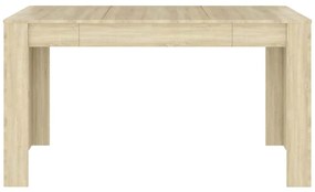 vidaXL Τραπεζαρία Sonoma Δρυς 140 x 74,5 x 76 εκ. Επεξεργασμένο Ξύλο