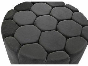 Υποπόδια DKD Home Decor Γκρι 30 % πολυεστέρας (85 x 85 x 48 cm)