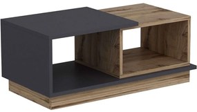 Τραπέζι Σαλονιού Consept 382NRC1201 90x45x36cm Anthracite-Oak