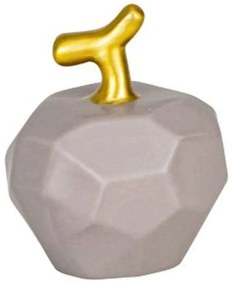Διακοσμητικό Αντικείμενο Μήλο Vallee 427003 8x10cm Grey-Gold Eglo Κεραμικό