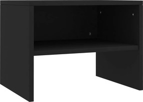 vidaXL Κομοδίνα 2 τεμ. Μαύρα 40 x 30 x 30 εκ. από Επεξ. Ξύλο