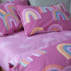 Σεντόνια Μονά (Σετ) Nef-Nef Homeware Junior Rainbow Mood