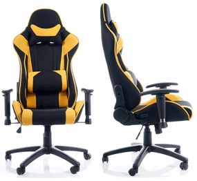 Καρέκλα Gaming  VIPER  Μαύρη / Κίτρινη
