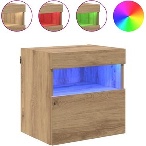 vidaXL Βάσεις τηλεόρασης 2 pcs Artisan Oak Επεξεργασμένο ξύλο