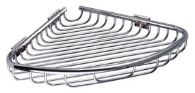 KARAG  RETI Καλάθι γωνιακό σχαρωτό RETI 9637 Χρωμέ KARAG 21x21x3cm KARAG-3800201588218