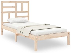 vidaXL Πλαίσιο Κρεβατιού 100 x 200 εκ. από Μασίφ Ξύλο