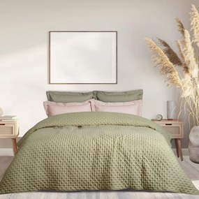 Κουβερλί 9629 Happy Olive Das Home Υπέρδιπλo 220x240cm Microfiber