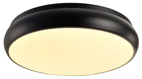 Φωτιστικό Οροφής Aca V27LEDC40BK KALLISTA Μαύρο Ματ (Black Mat) 3000K