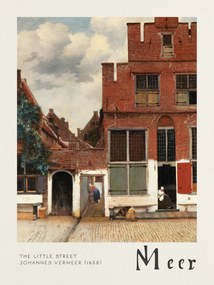 Αναπαραγωγή The Little Street - Johannes Vermeer, (30 x 40 cm)