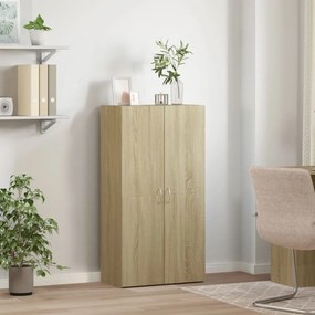 vidaXL Αρχειοθήκη Sonoma Δρυς 60x32x115 εκ. από Επεξεργασμένο Ξύλο