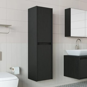 Stewehome Ντουλάπι Πετσετών Μπάνιου με Ράφια 35x30x130 cm
