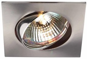 Χωνευτό Σποτ Φωτιστικό Οροφής GU10 50W LN129A/B Στρογγυλό Sunlight-LN107KA/B SN GU10-Νίκελ Ματ LN107KA/B SN GU10