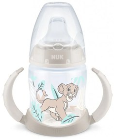 Μπιμπερό First Choice Plus Lion King 10743070 Με Λαβές Temperature Control 150ml 6-18 Μηνών Beige Nuk 150ml Polypropylene