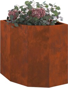 vidaXL Γωνιακό Ροδόδεντρο Σκ rusty 45 x 45 x 50 εκ