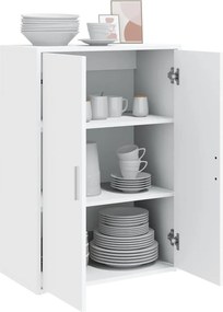 vidaXL Βοηθητικό Ντουλάπι Λευκό 60x31x84 εκ. από Επεξεργασμένο Ξύλο