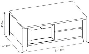 Τραπεζάκι σαλονιού Nostice 1S