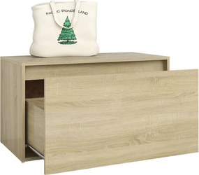 vidaXL Έπιπλο Χολ / Εισόδου Sonoma Δρυς 80 x 40 x 45 εκ. Επεξ. Ξύλο
