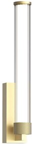 Φωτιστικό Τοίχου - Απλίκα 25445 5,5x9,7x34,6cm Dim Led 630lm 9W 3000K Gold