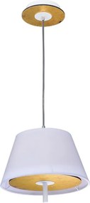 Φωτιστικό Οροφής Μονόφωτο Aca ZM16281PG White/Brass
