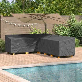 vidaXL Κάλυμμα Επίπλων Εξωτερικού Χώρου 286 x 222 x 80 εκ. Ύφασμα 420D