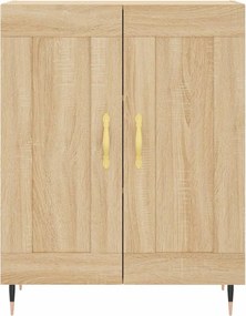 vidaXL Ντουλάπι Sonoma Δρυς 69,5 x 34 x 90 εκ. από Επεξεργασμένο Ξύλο