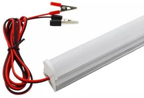 LED μπάρα φωτισμού με κροκοδειλάκια T8 LED