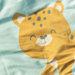 Παιδική Πετσέτα Θαλάσσης Microfiber (90x160) Saro Jungle Cheetah 64304